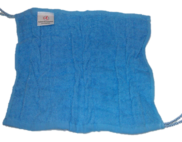 Lather Cloth™ – Luxury Exfoliating Body & Back Scrubber - BLUE (12” x 12”)